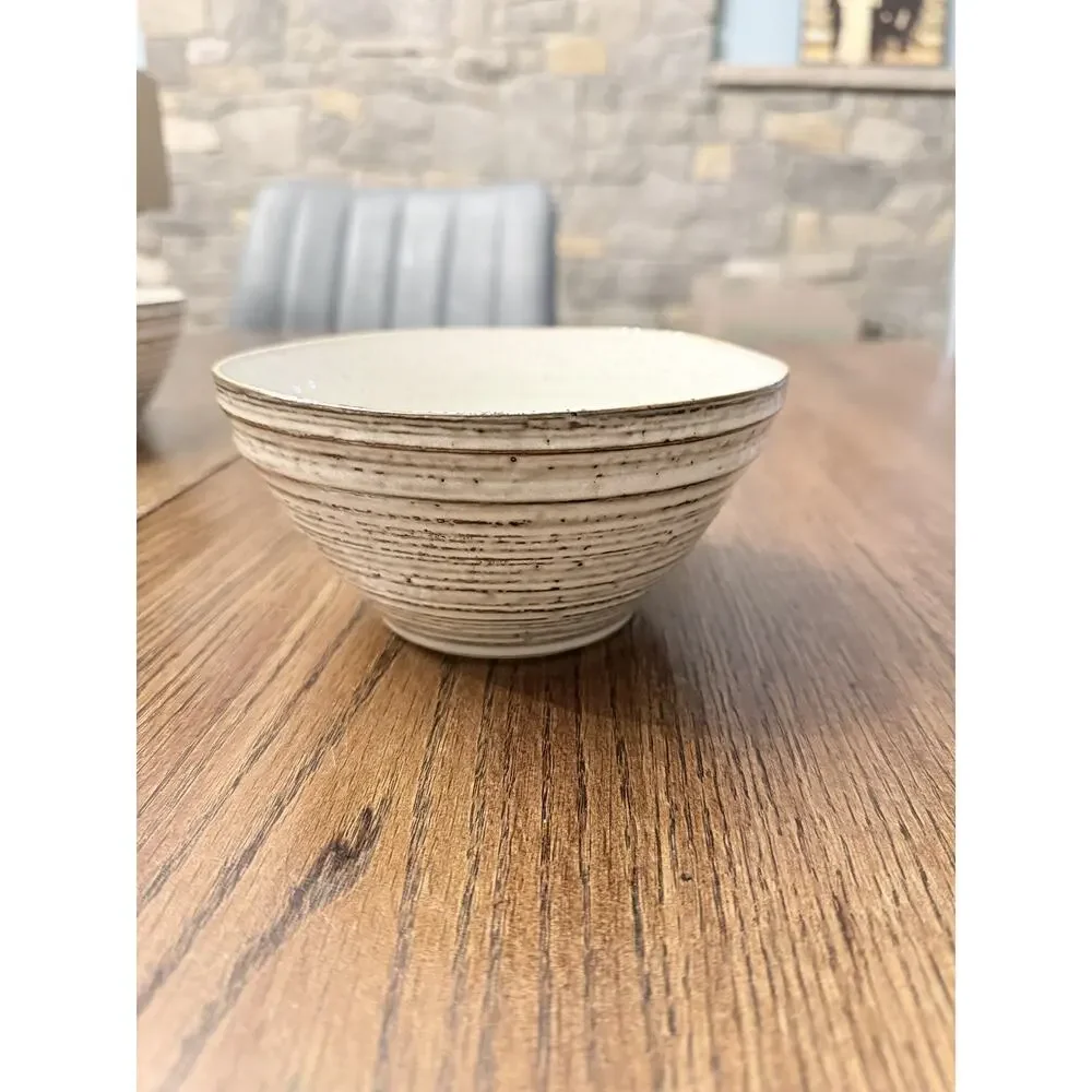 Set of 2 - Pier 1 Midori Speckled Stoneware Soup or Cereal Bowl, 6.25